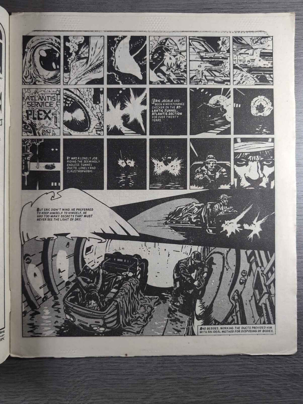 2000AD Prog 487 Featuring Judge Dread Comic Date 13th Sept 1986 Retro Comic