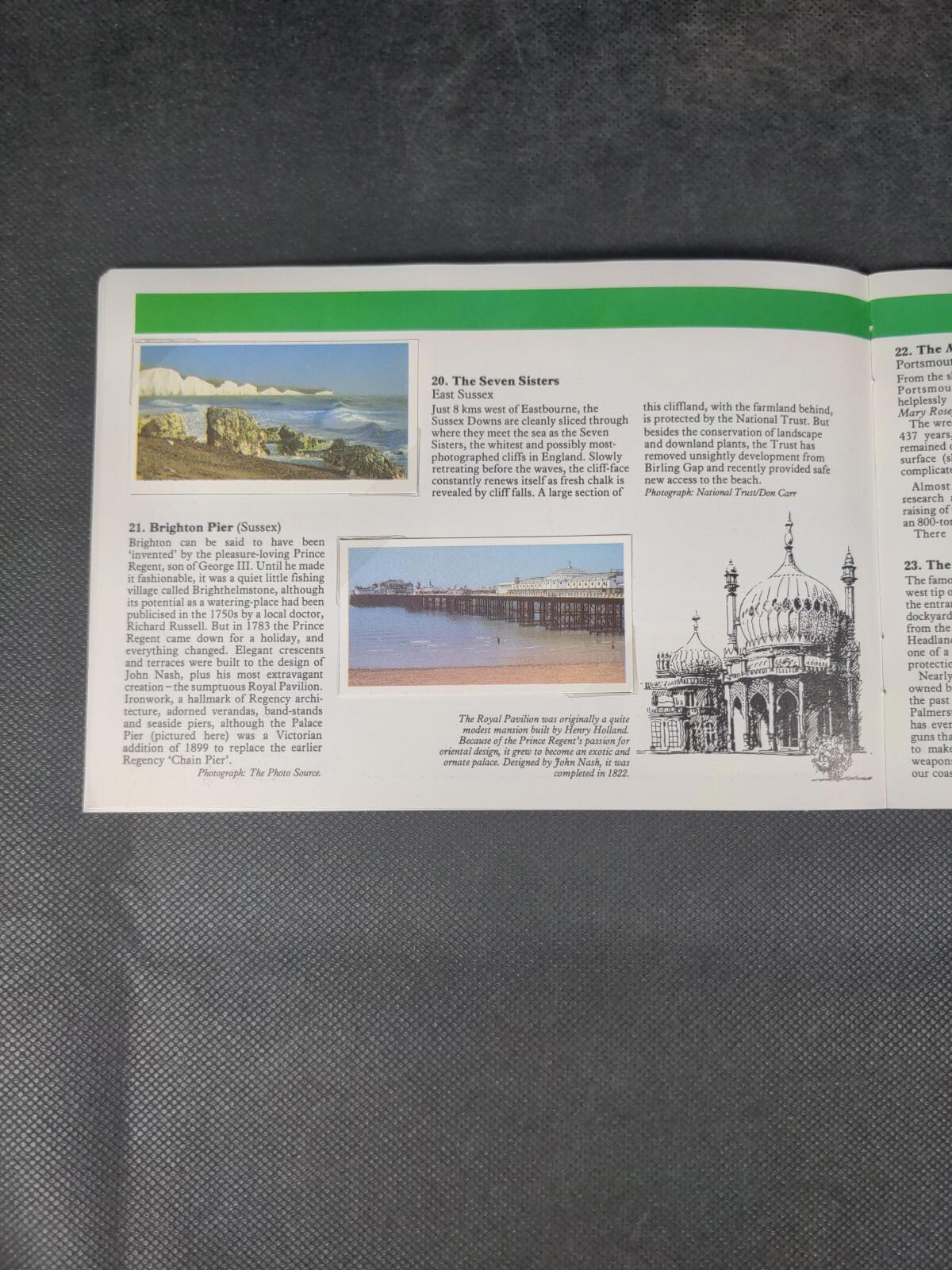Brooke Bond Tea Cards: Discovering Our Coast PG Tips Album Complete