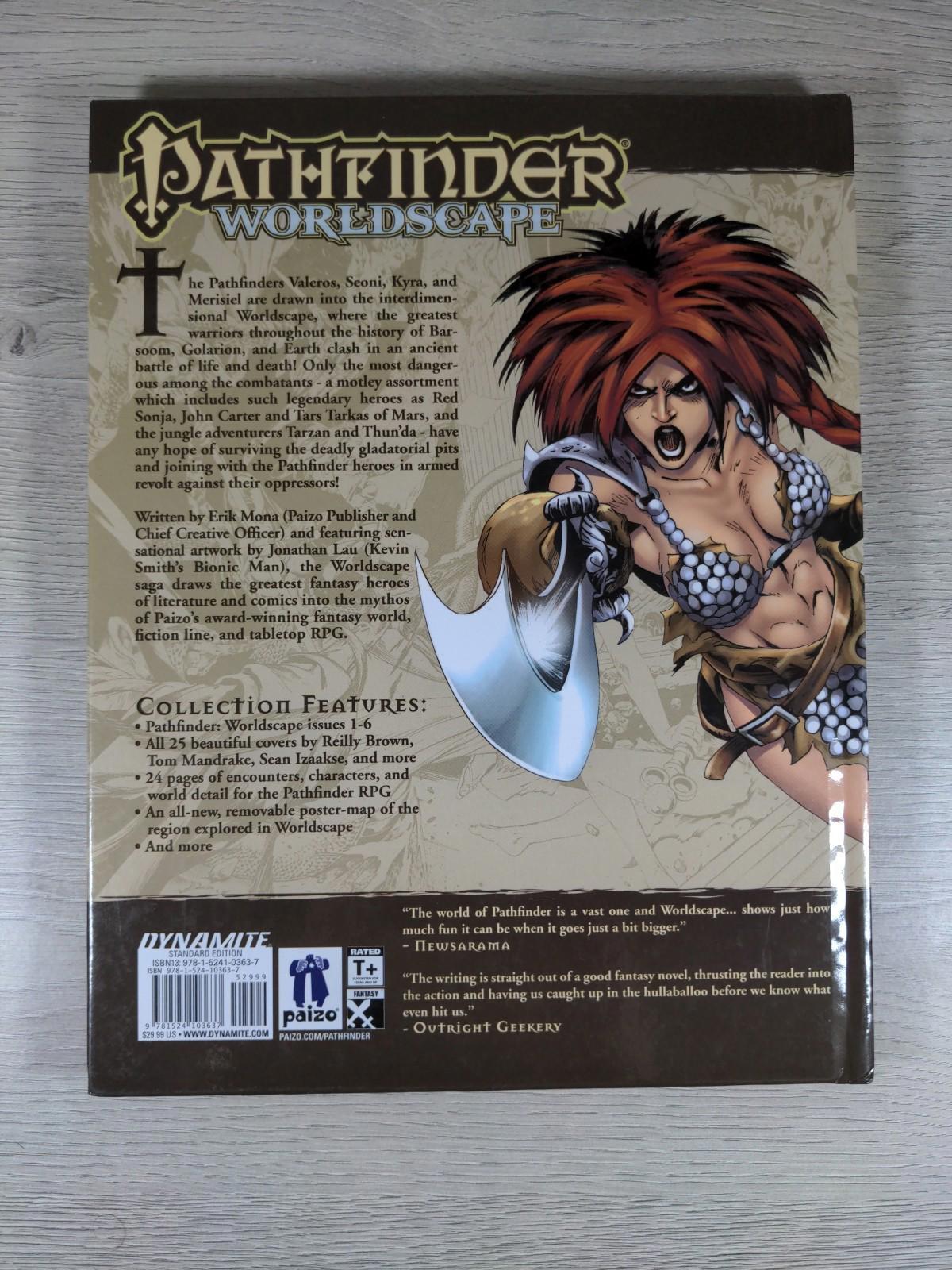 Pathfinder: Worldscape by Erik Mona Hardcover Graphic Novel 2017 Dynamite Comics