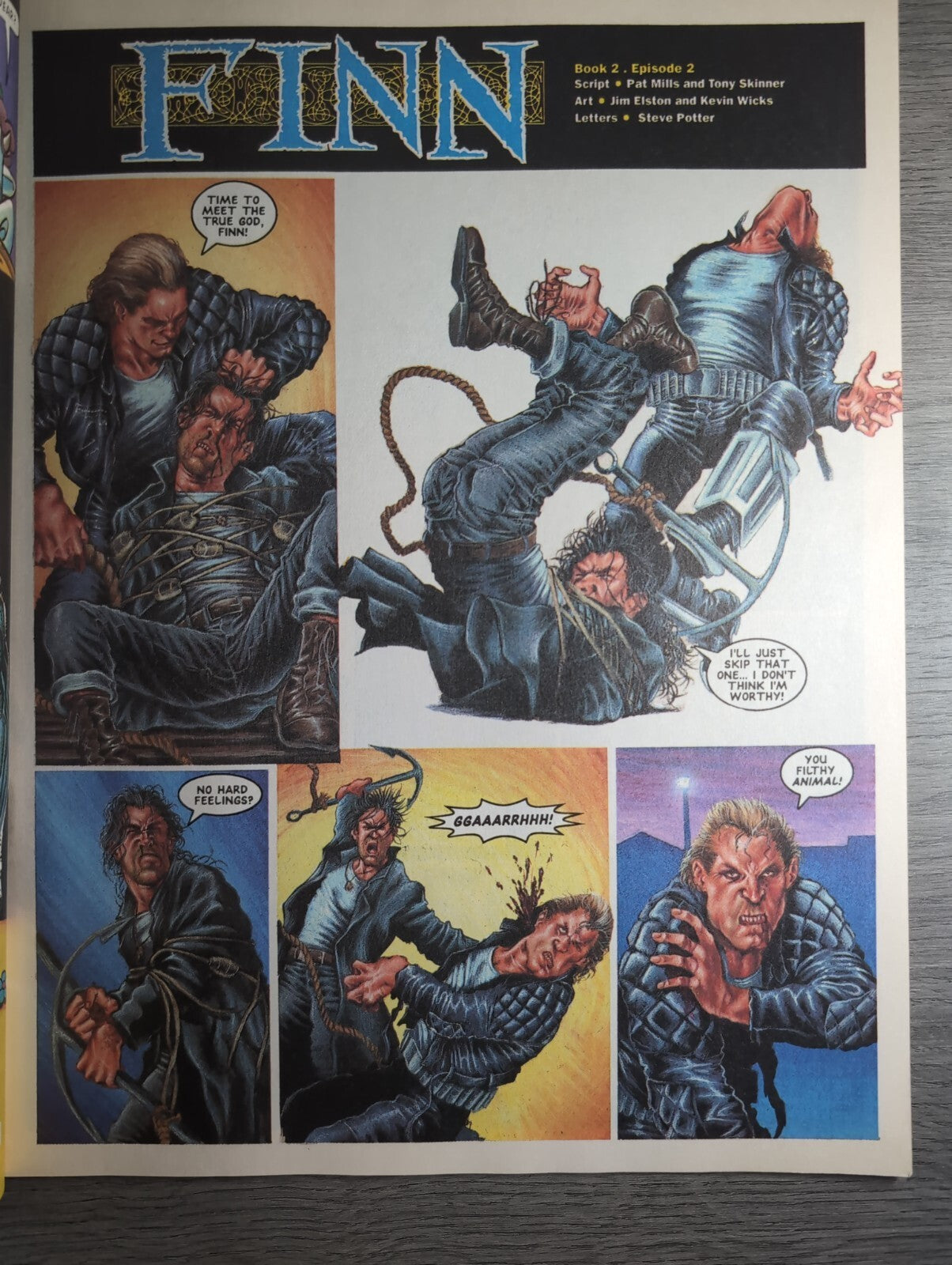 2000AD Prog Judge Dredd The Magic Melow Out Part 1 Vintage Retro Comic