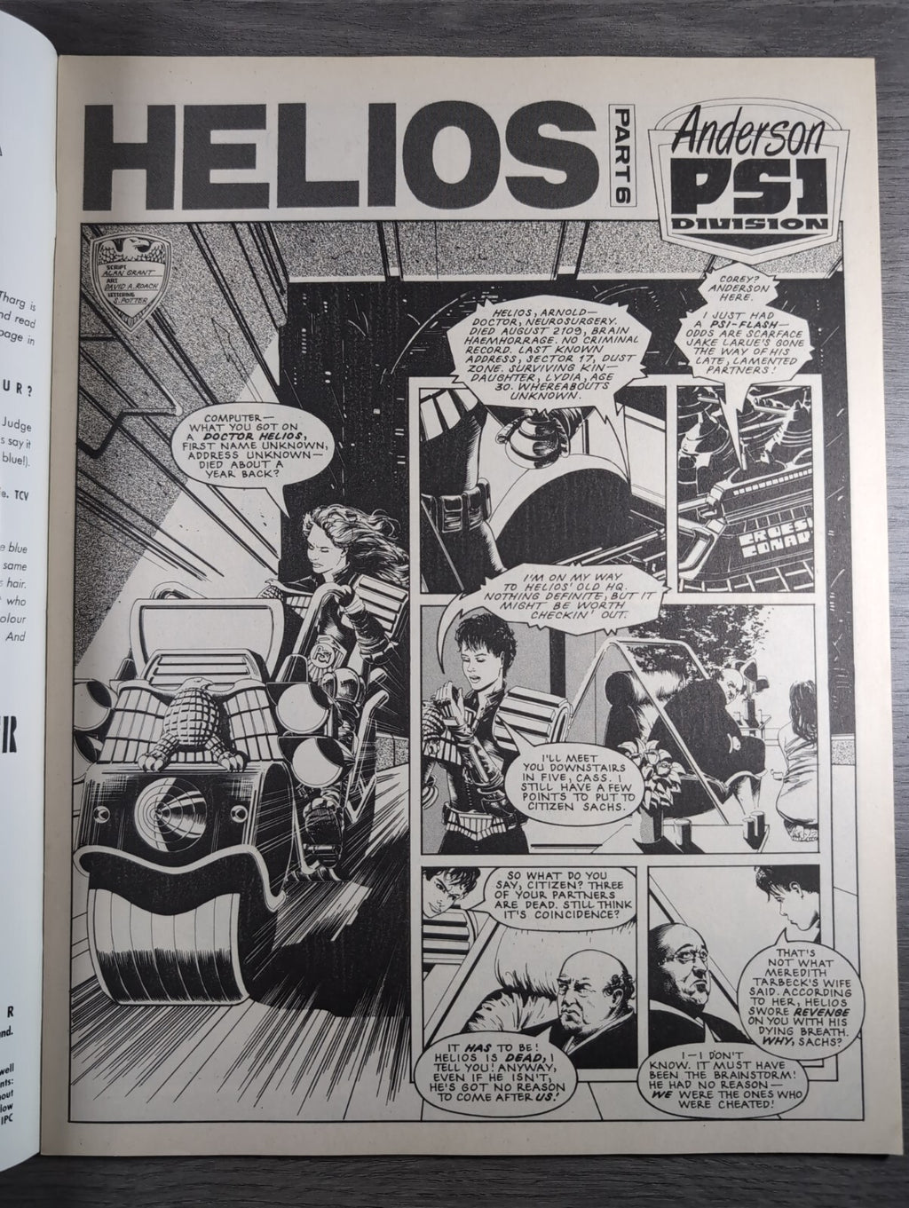 2000AD Prog 619 Featuring Judge Dread Comic 25th March 1989 Vintage Retro Comic