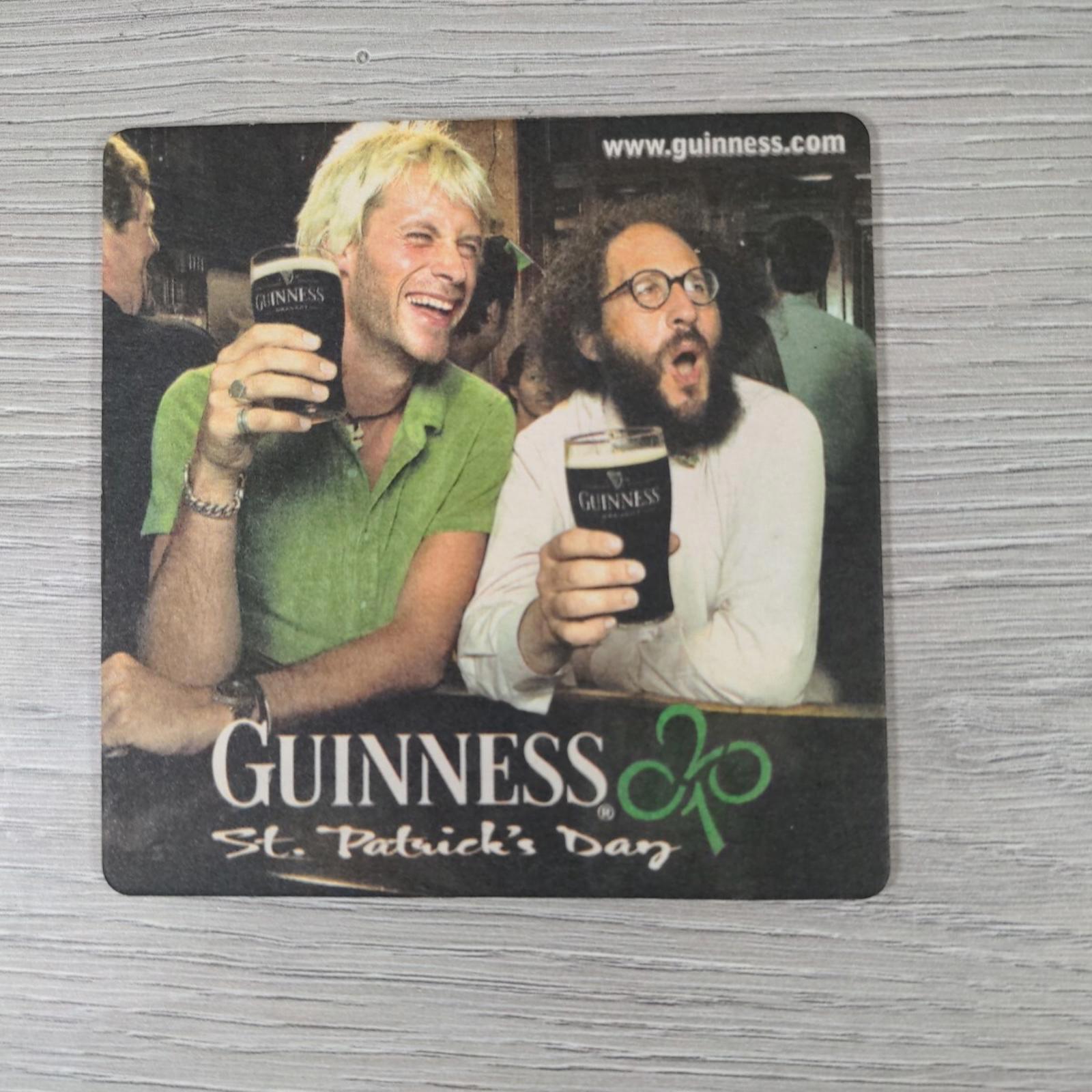 Guinness 4 x Vintage Beer Mats Pub Bar Coaster Breweriana