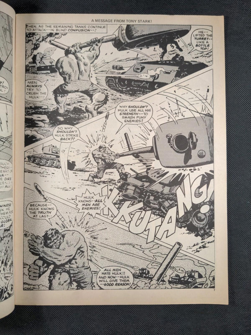 Mighty World of Marvel Issue No 57 November 1973 Marvel UK Vintage Comic - Retrorama UK