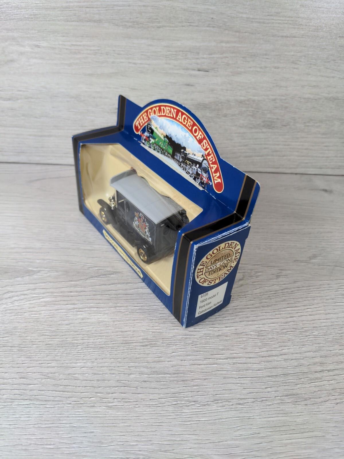Lledo The Golden Age of Steam 1920 Diecast Model T Ford 6126 Caledonia Railway - Retrorama UK