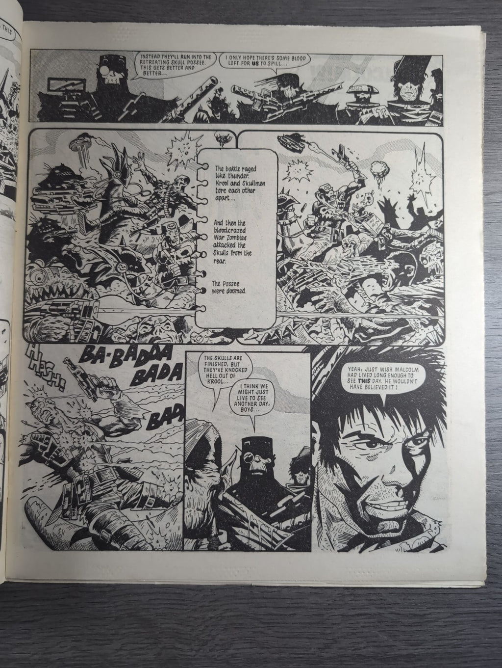 2000AD Prog 511 Featuring Judge Dread Comic 28 Feb 1987 Vintage Retro Comic