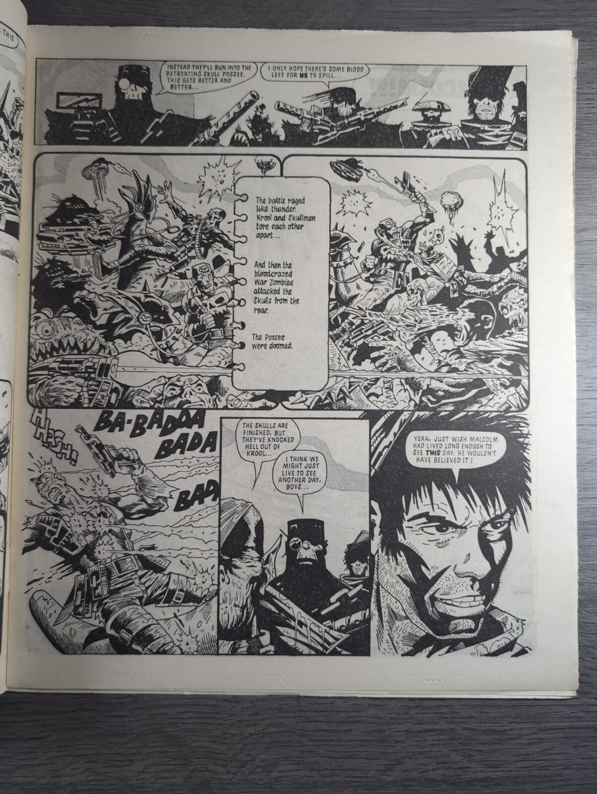2000AD Prog 511 Featuring Judge Dread Comic 28 Feb 1987 Vintage Retro Comic