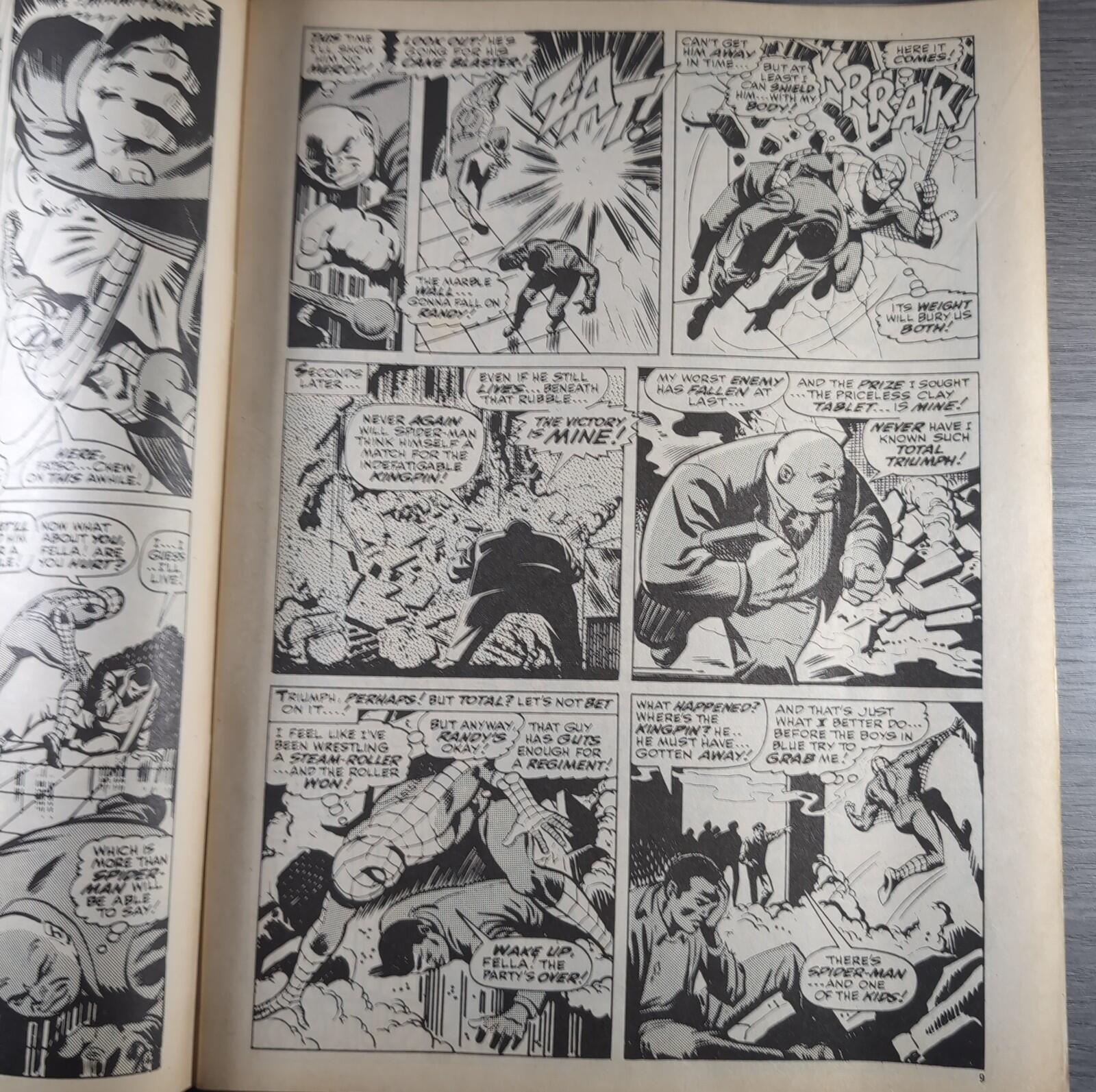 Spider-Man Comics Weekly No 78 Marvel Comics UK 10th August 1974 Vintage Comic