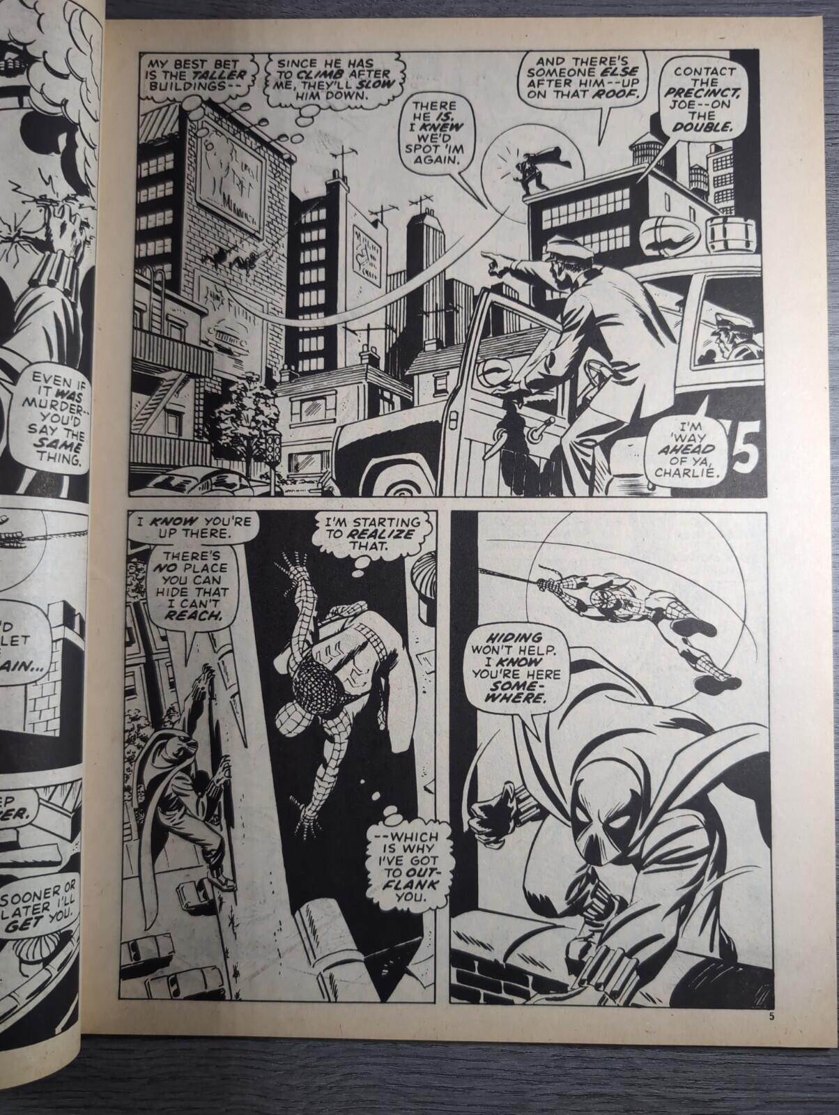 Spider-Man Comics Weekly No 124 Marvel Comics UK 28th June 1975 Vintage Comic