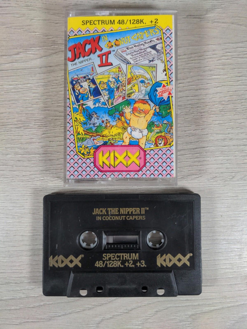 Jack The Nipper II ZX Spectrum 48K 128K Game Cassette Tested & Working