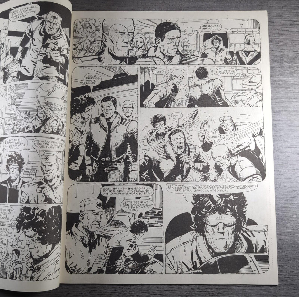 2000AD Prog 549 Featuring Judge Dredd 21st November 1987 Vintage Comic