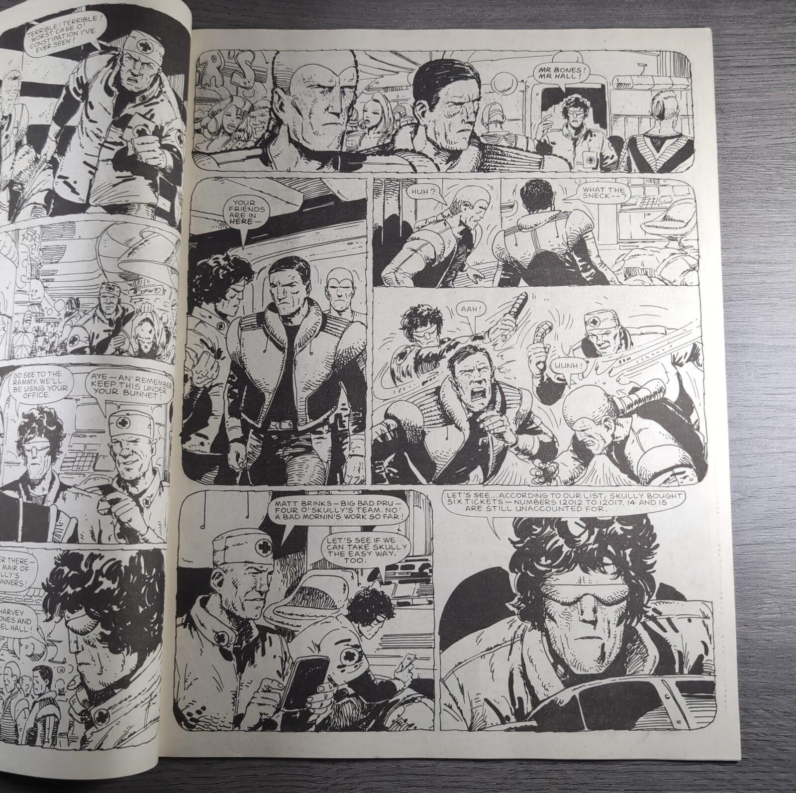 2000AD Prog 549 Featuring Judge Dredd 21st November 1987 Vintage Comic