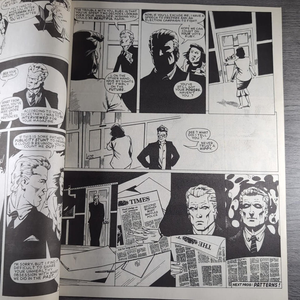 2000AD Prog 540 Featuring Judge Dredd 19th September 1987 Vintage Comic
