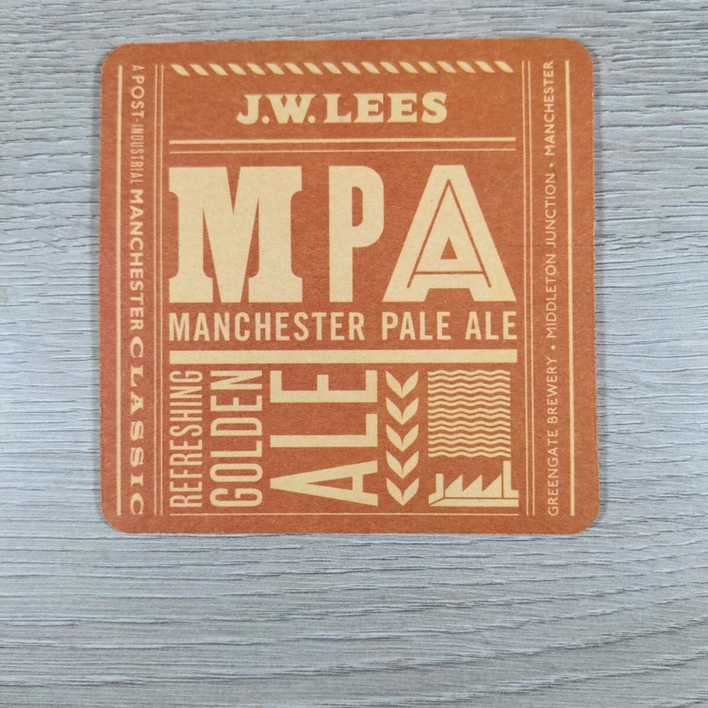 J.W Lees 3 x Vintage Beer Mats Pub Bar Coaster Breweriana - Retrorama UK