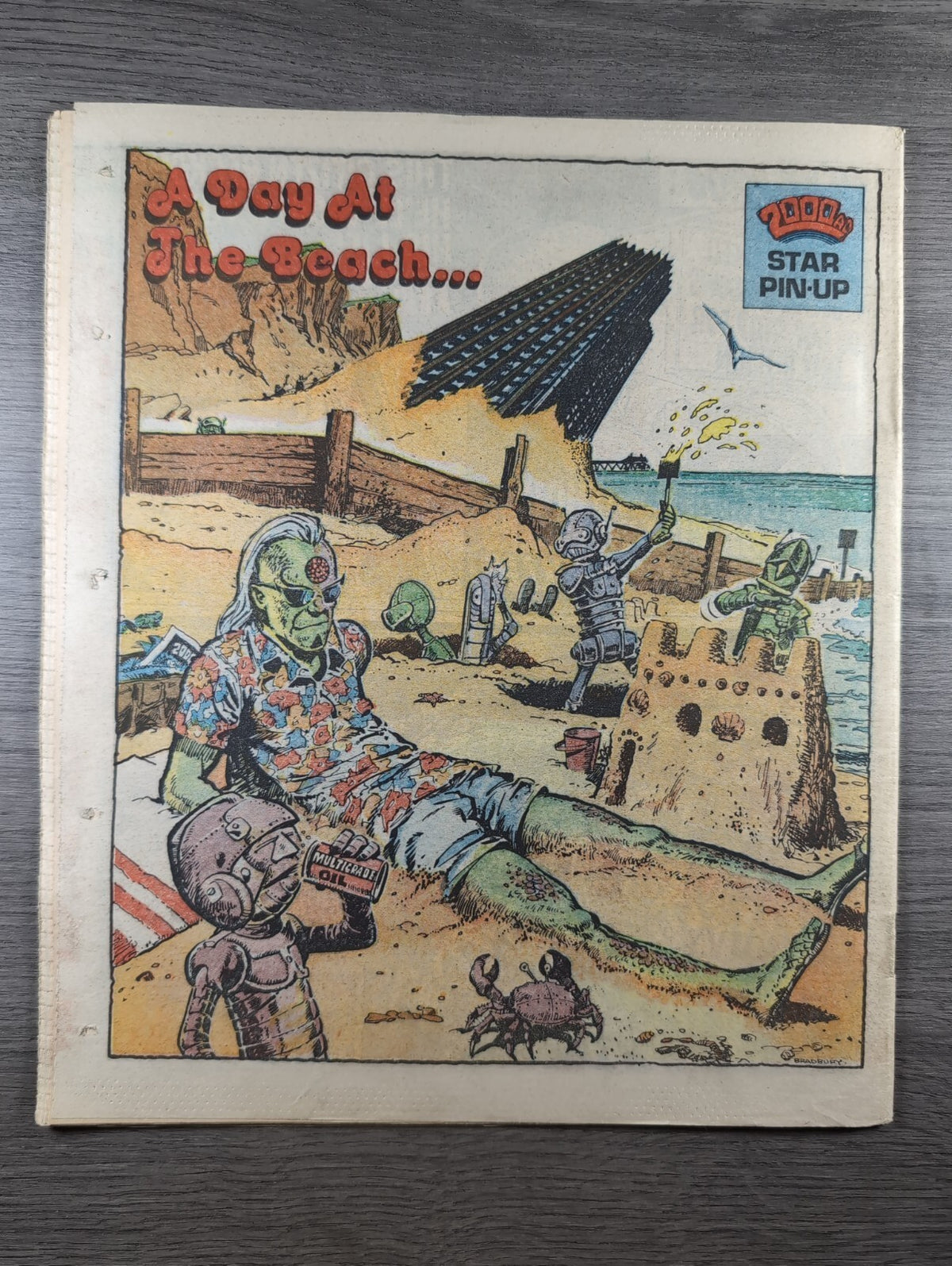 2000AD Prog 373 Featuring Judge Dredd Comic 16th June 1984 Vintage Retro Comic