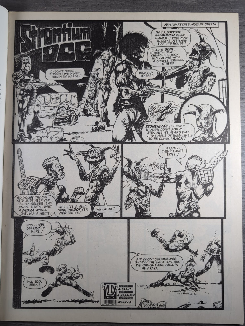 2000AD Prog 620 Featuring Judge Dread Comic 1st April 1989 Vintage Retro Comic