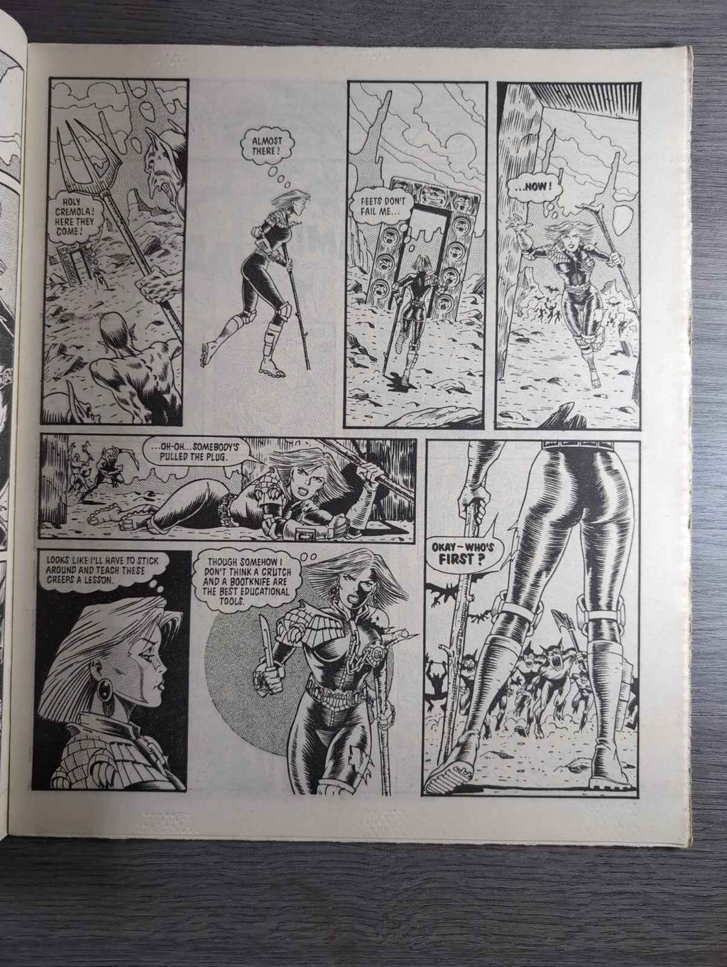 2000AD Prog 478 Featuring Juddge Dread Comic Date 12th July 1986 Vintage Comics