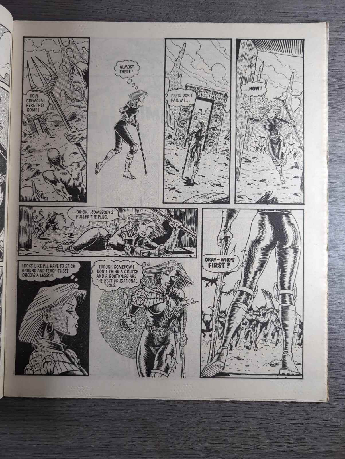 2000AD Prog 478 Featuring Juddge Dread Comic Date 12th July 1986 Vintage Comics