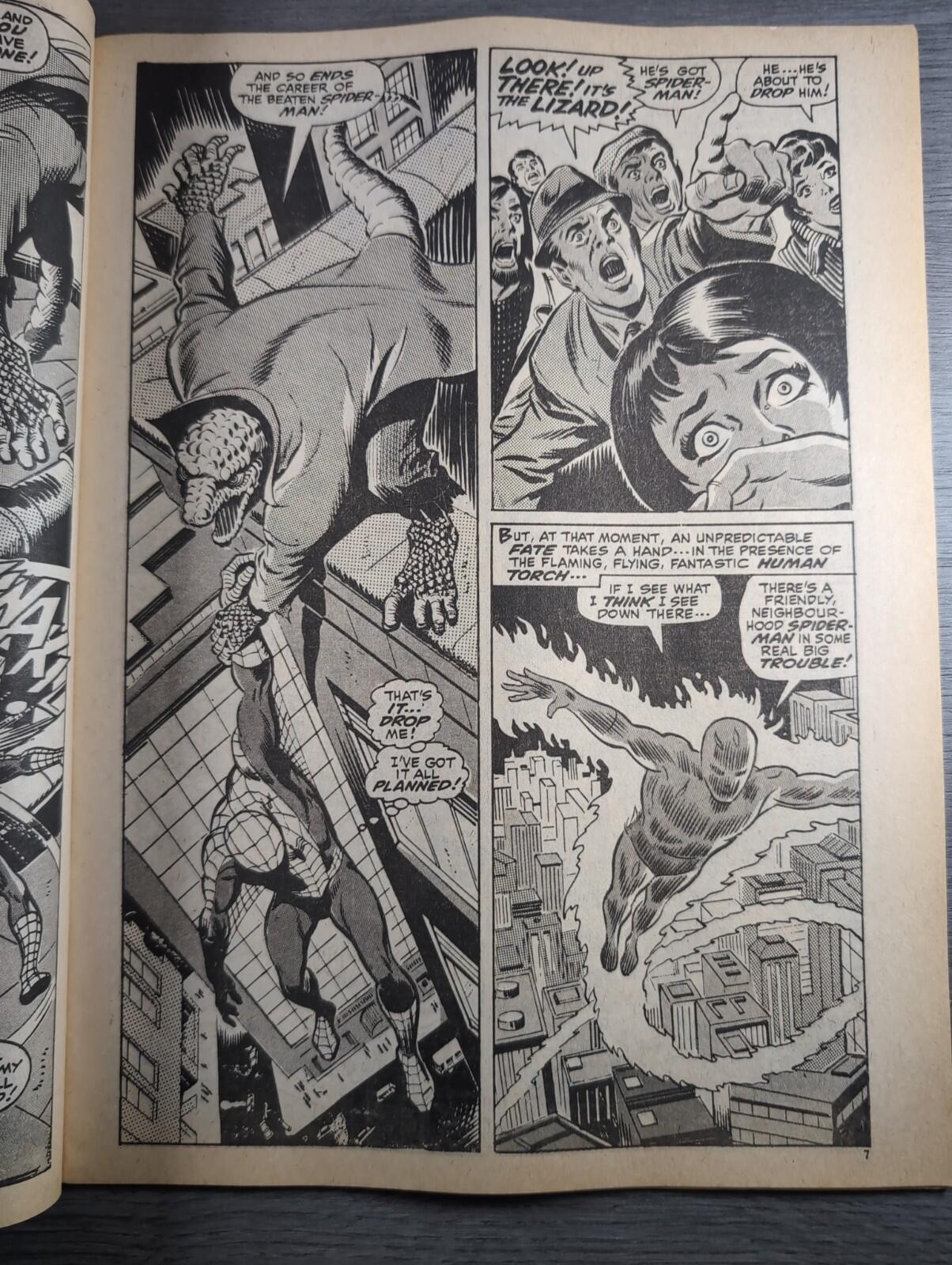 Spider-Man Comics Weekly No 93 Marvel Comics UK 23rd November 1974 Vintage Comic
