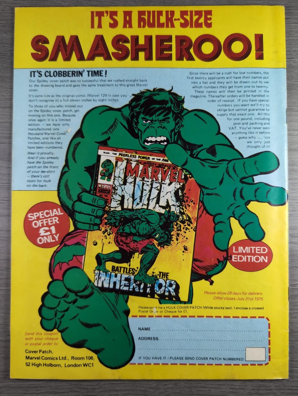 Spider-Man Comics Weekly No 128 Marvel Comics UK 26th July 1975 Vintage Comic