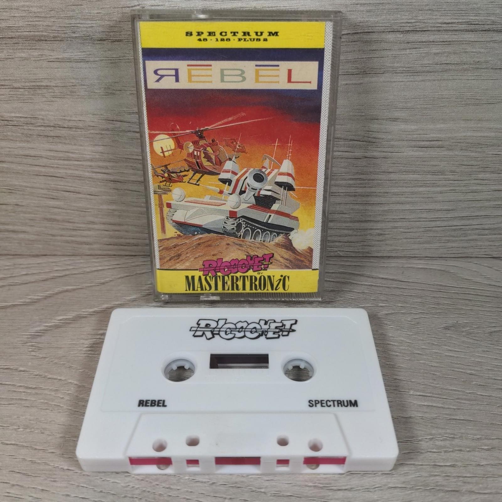 Rebel  ZX Spectrum 48/128K Game Cassette Ricochet Mastertronic Tested & Working
