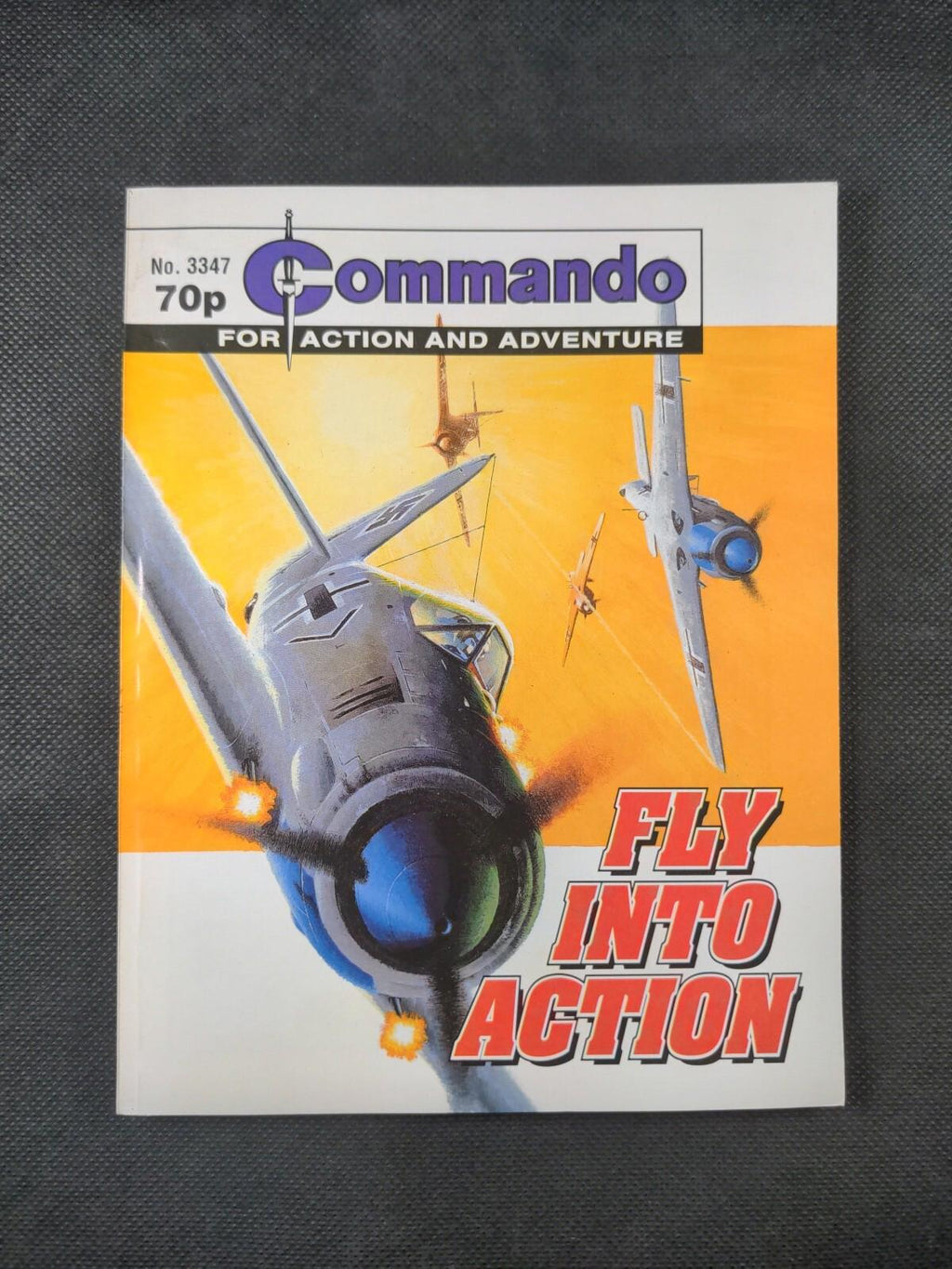 Commando Comic Issue Number 3347 Fly Into Action - Vintage Comic