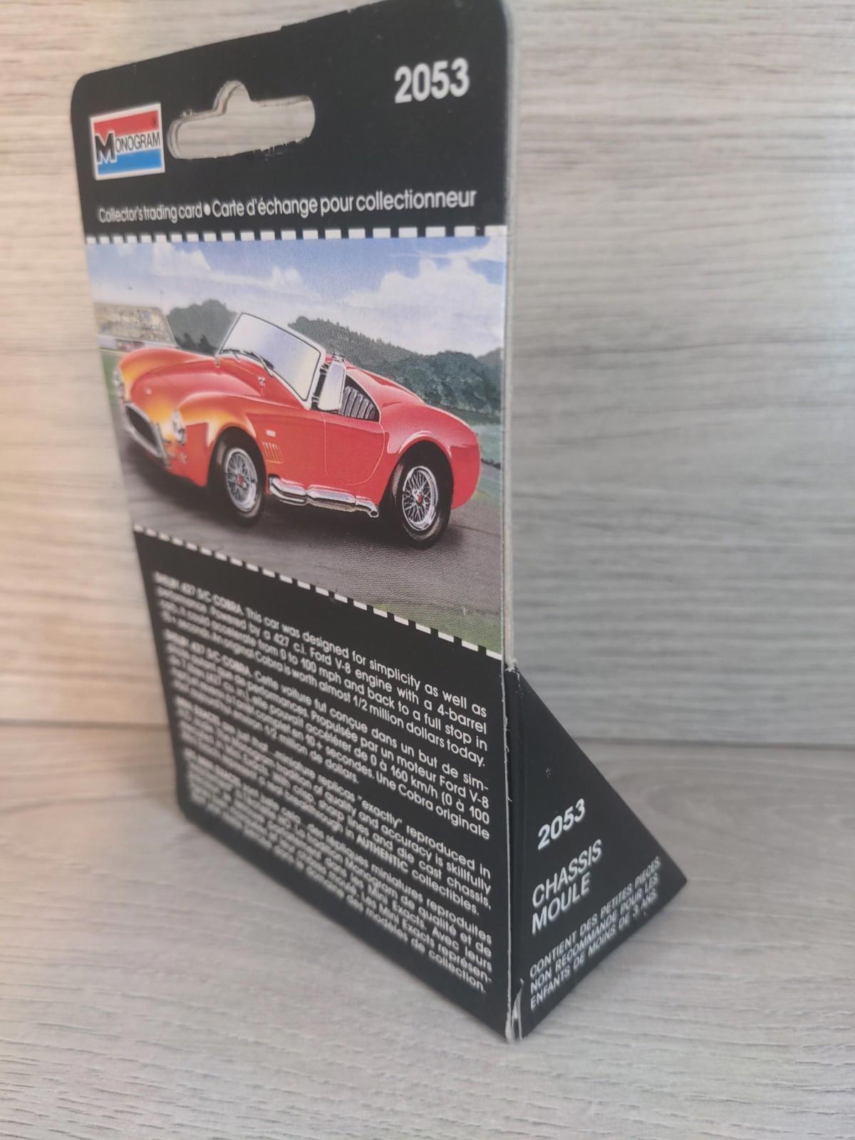 Monogram Mini Exacts Shelby 427 S/C Cobra No 2053 Diecast Model 1:87 H.O Scale
