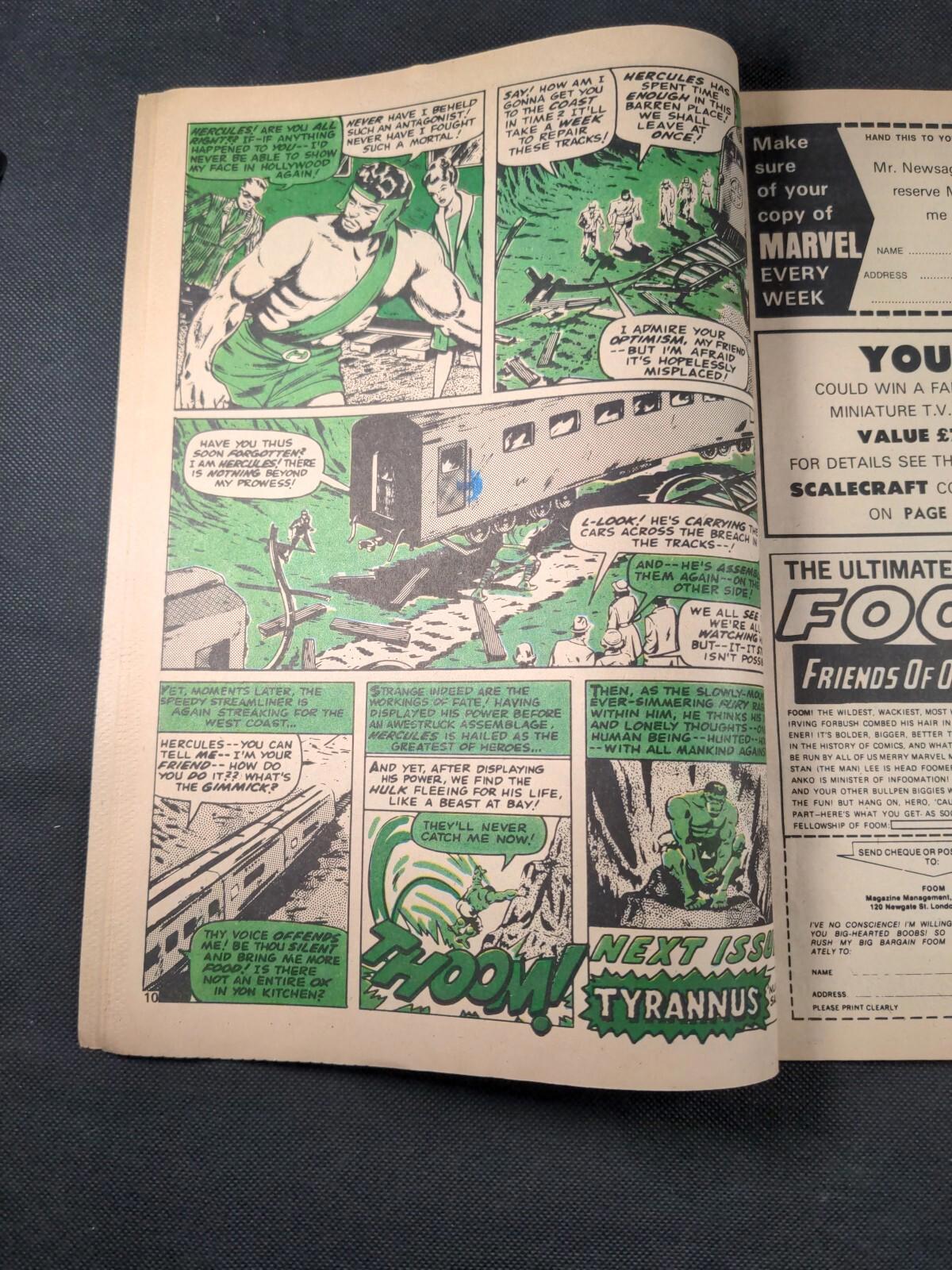 Mighty World of Marvel Issue No 32 May 1973 Vintage Marvel UK Comic - Retrorama UK