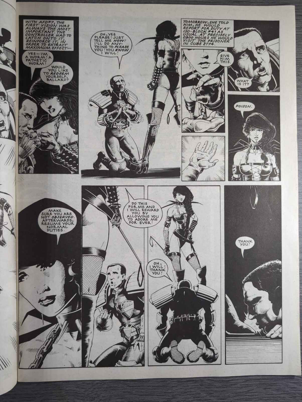 2000AD Prog 523 Featuring Judge Dread Comic 23rd May 1987 Vintage Retro Comic