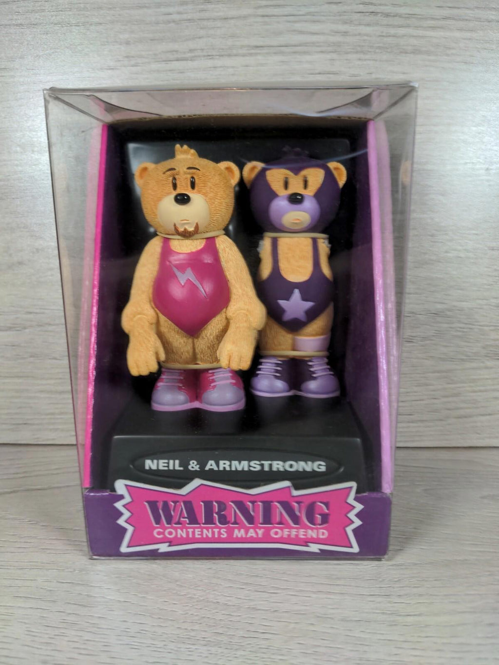 Bad Taste Bears Neil & Armstrong 17620 Collectors Figures By Peter Underhill