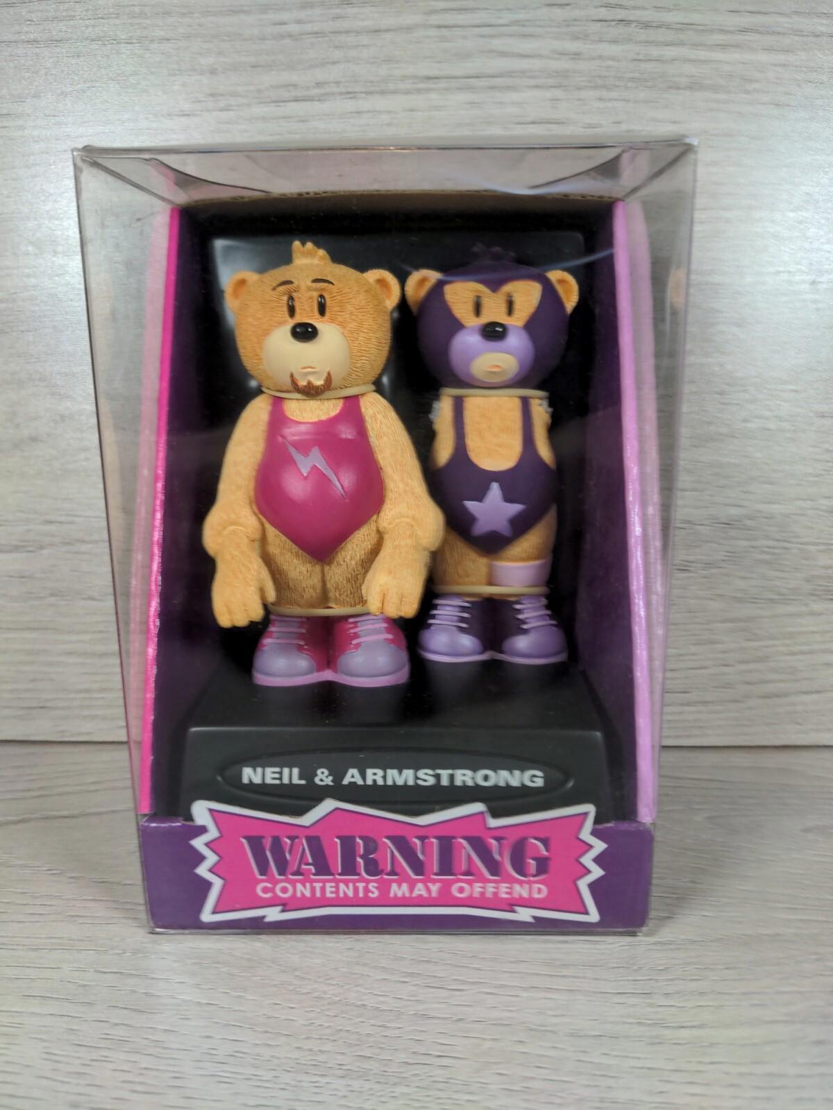 Bad Taste Bears Neil & Armstrong 17620 Collectors Figures By Peter Underhill
