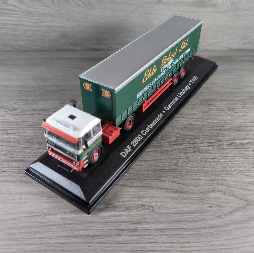 Atlas Editions Eddie Stobart Daf 2800 Curtainside Gemma Lindsay T101 1:76 Scale