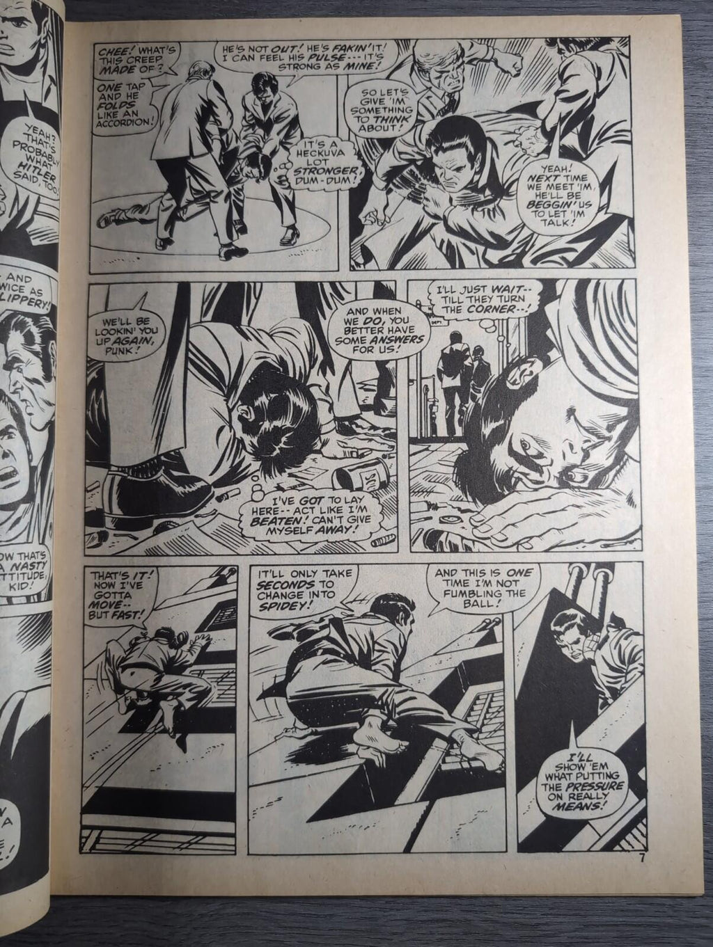 Spider-Man Comics Weekly No 120 Marvel Comics UK 31st May 1975 Vintage Comic