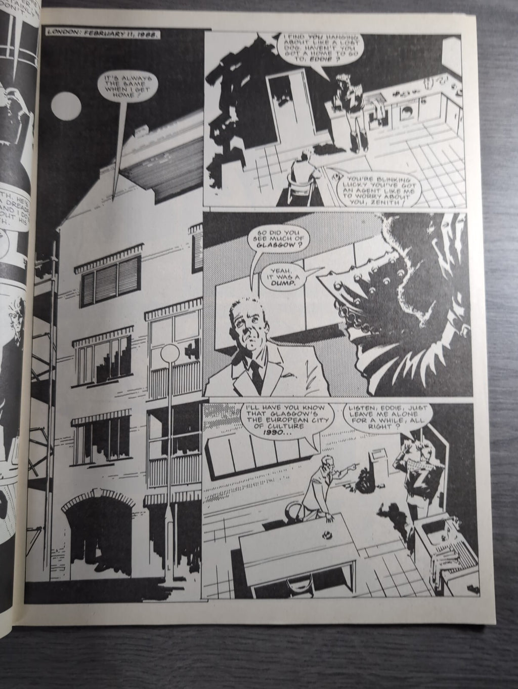 2000AD Prog 604  Featuring Judge Dread Comic 10th Dec 1988 Vintage Retro Comic