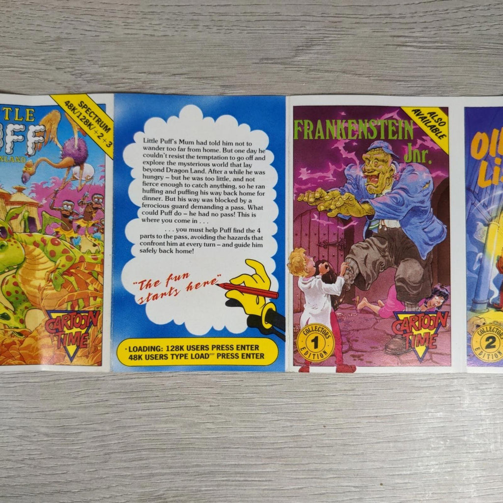 Little Puff In Dragon Land ZX Spectrum 48K 128K Game Cassette Tested & Working
