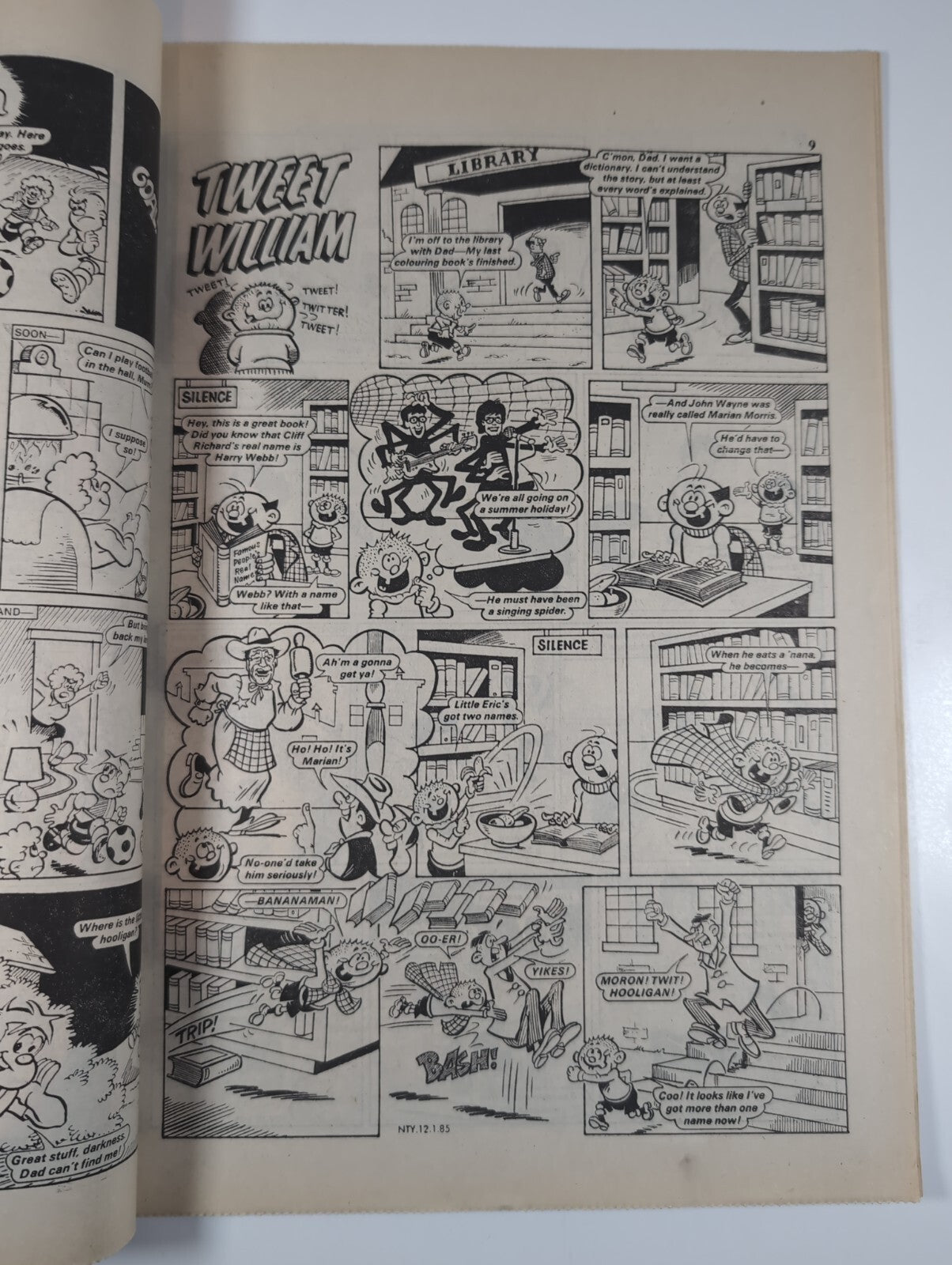 Nutty Comic Featuring Bananaman Issue No. 257 Jan 12th 1985 Vintage Retro Comic
