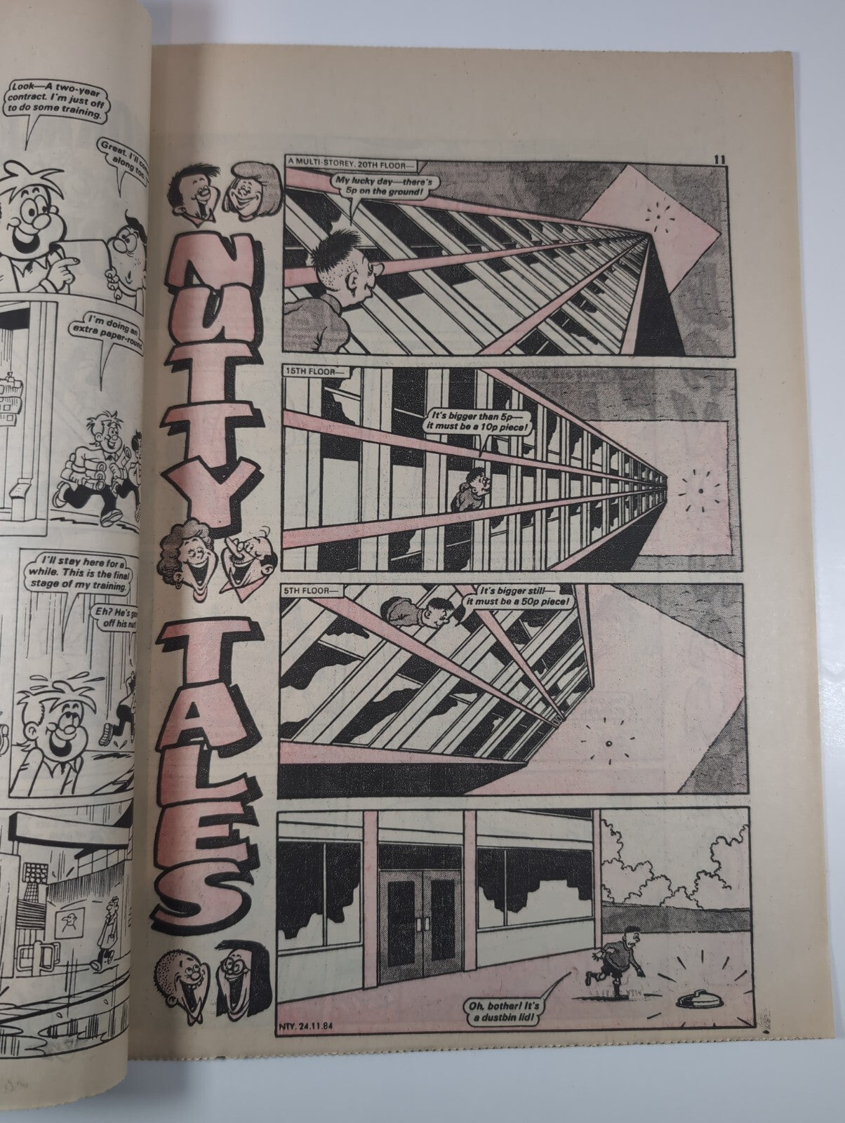 Nutty Comic Featuring Bananaman Issue No. 250 Nov 24th 1984 Vintage Retro Comic