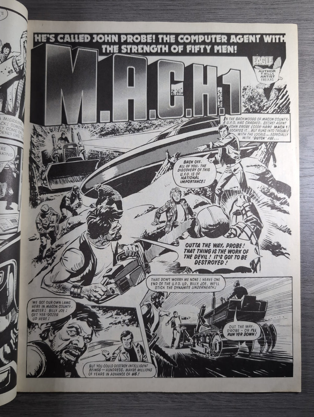 Eagle Comic Issue No. 261 21st March 1987 Vintage Retro UK Comic
