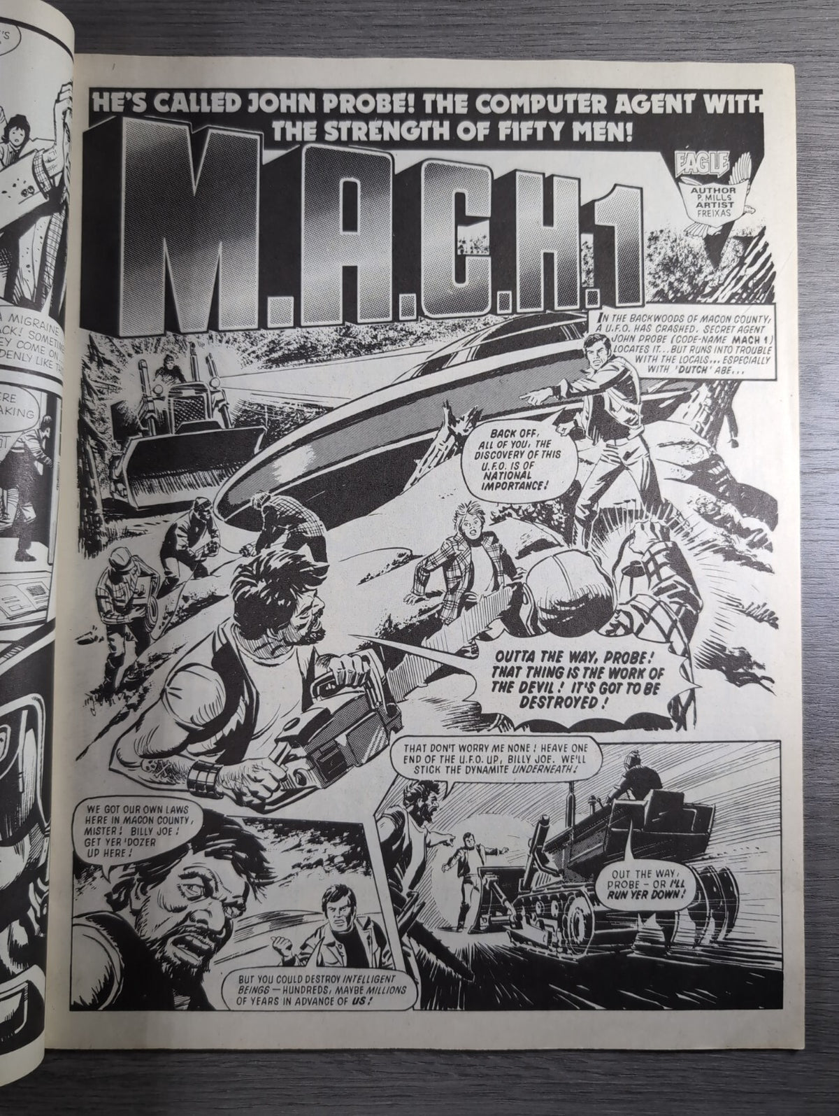 Eagle Comic Issue No. 261 21st March 1987 Vintage Retro UK Comic