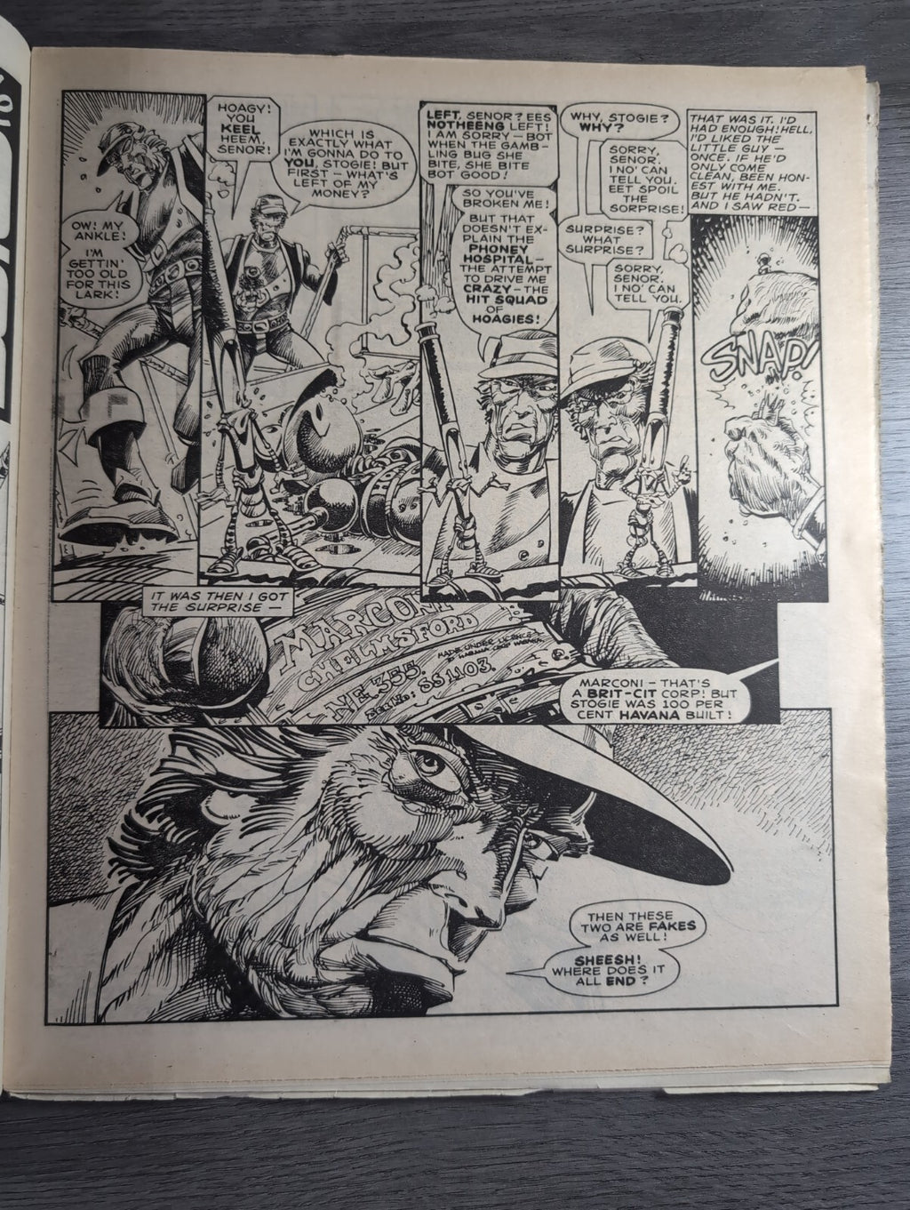 2000AD Prog 443 Featuring Judge Dread Comic 9th Nov 1985 Vintage Retro Comic
