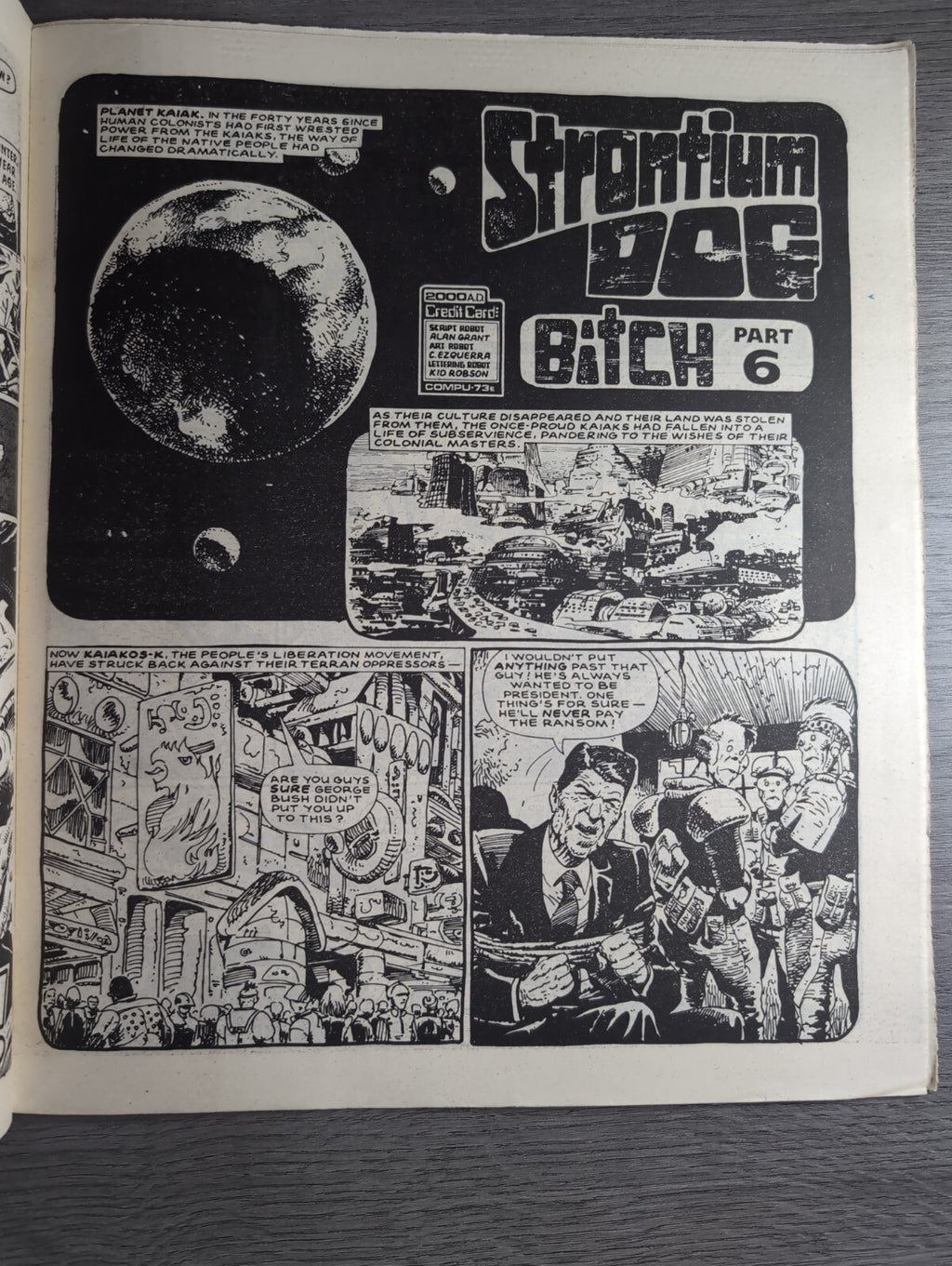 2000AD Prog 510  Featuring Judge Dread Comic 21st Feb 1987 Vintage Retro Comic