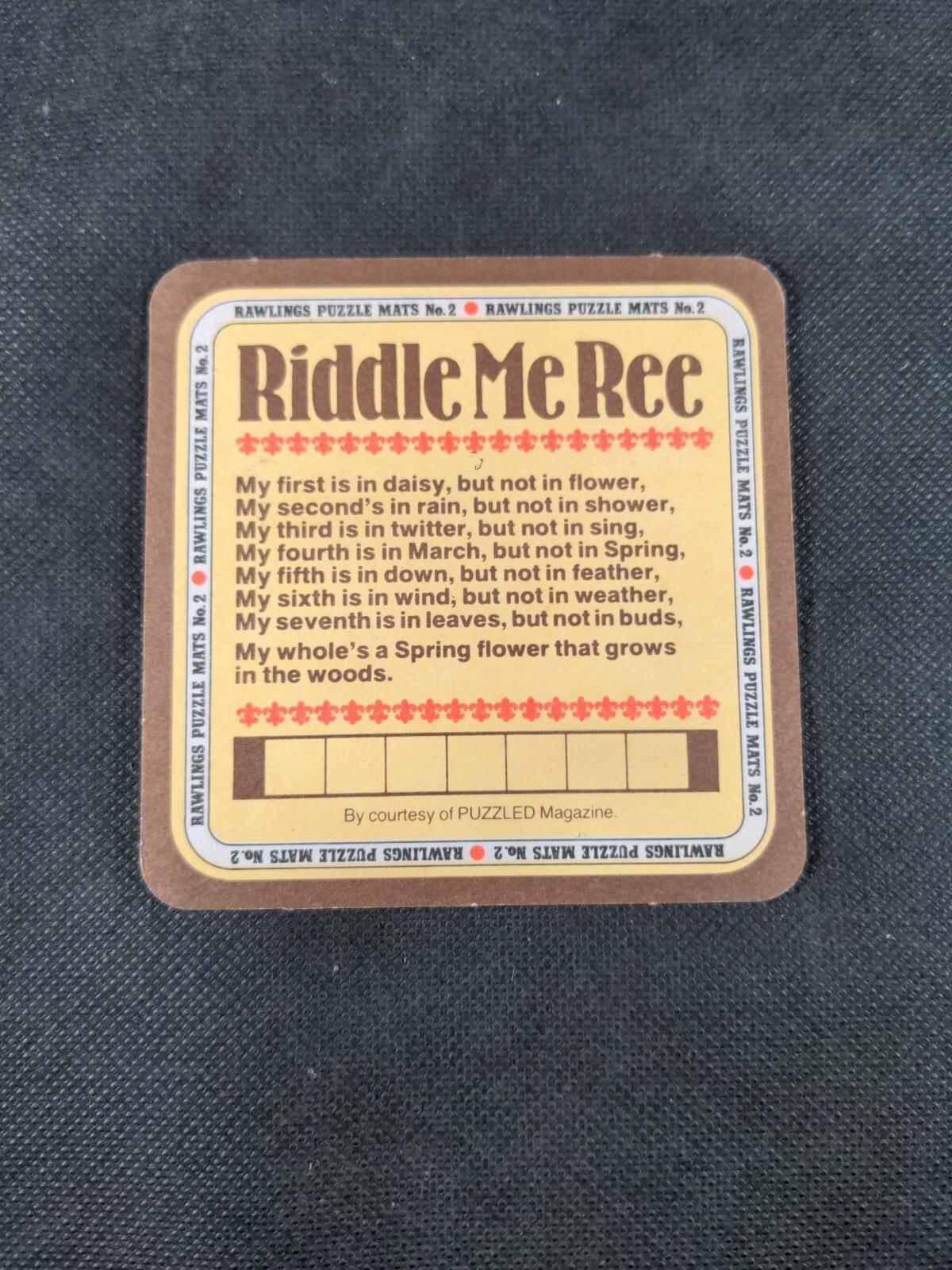 3 Vintage Beer Mats Rawlings Fruit Jucies - Retrorama UK