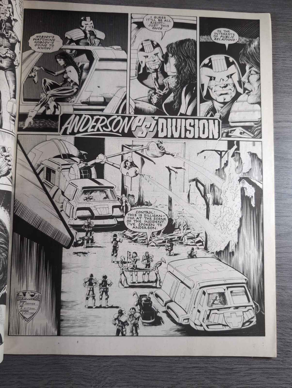 2000AD Prog 522 Featuring Judge Dread Comic 16th May 1987 Vintage Retro Comic
