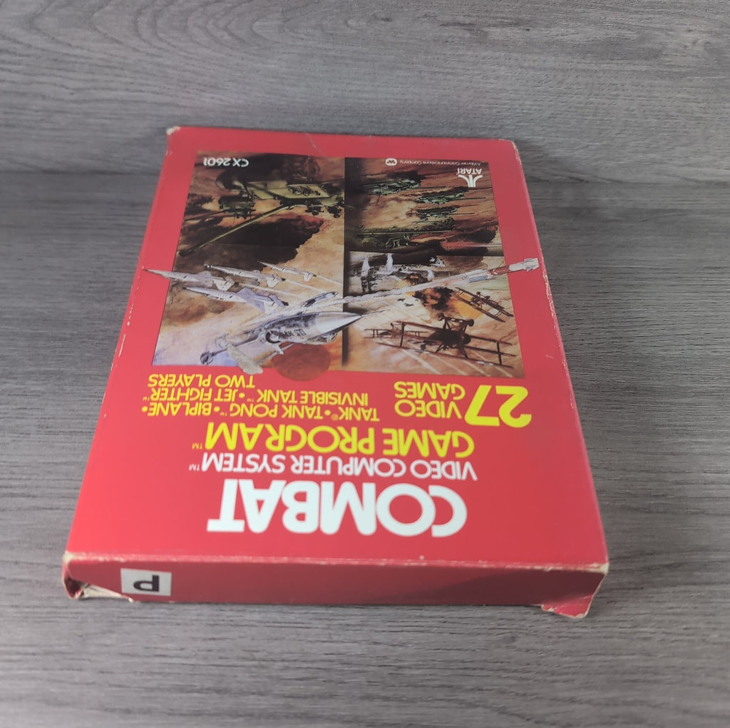 Combat Atari 2600 Video Game CX2601 Cartridge  Manual Boxed CIB Tested & Working