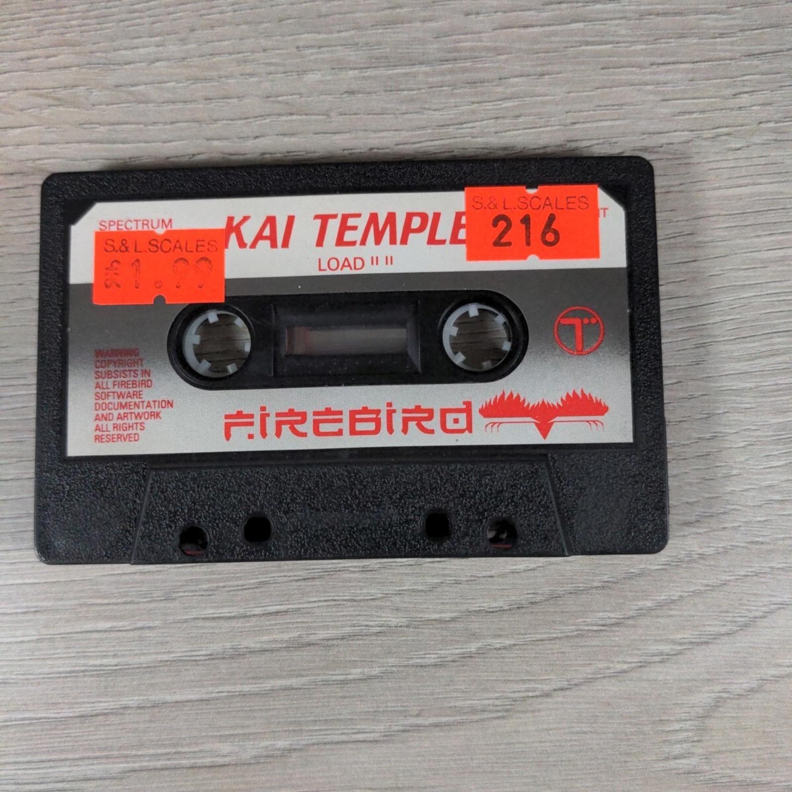 Kai Temple ZX Spectrum 48K 128K Game Cassette Tested & Working - Retrorama UK