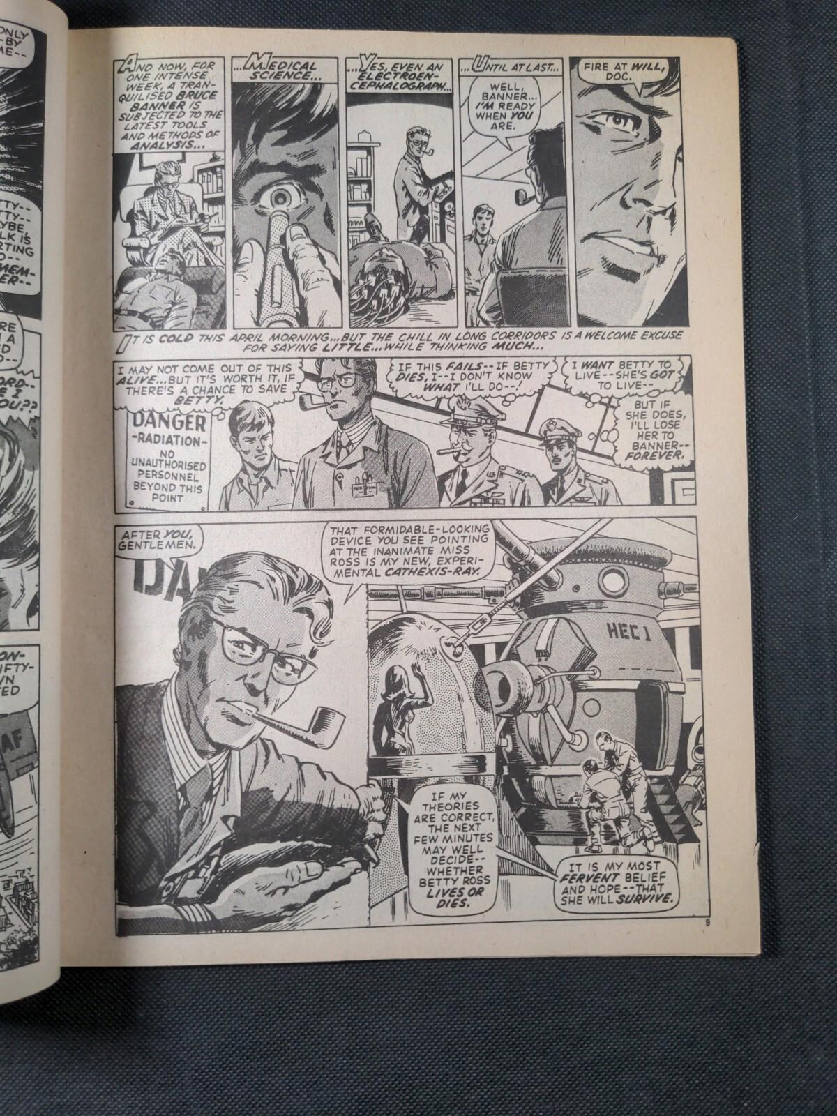 Mighty World of Marvel Comic Issue No 109 November 1974 Marvel UK Vintage Comic