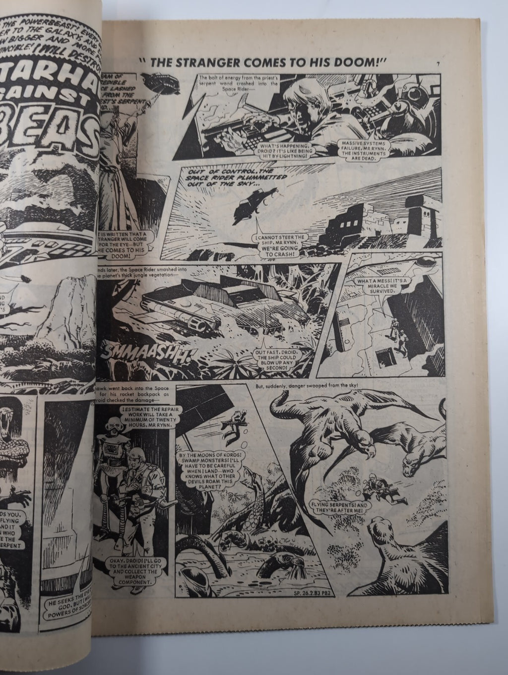 Spike Comic Issue No.6 Feb 26th 1983 D.C Thomson Vintage Retro Comic