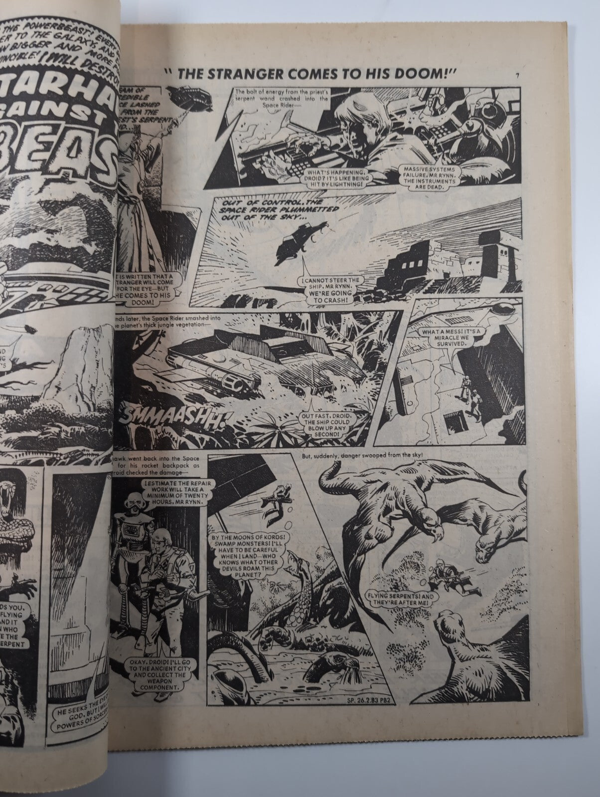 Spike Comic Issue No.6 Feb 26th 1983 D.C Thomson Vintage Retro Comic