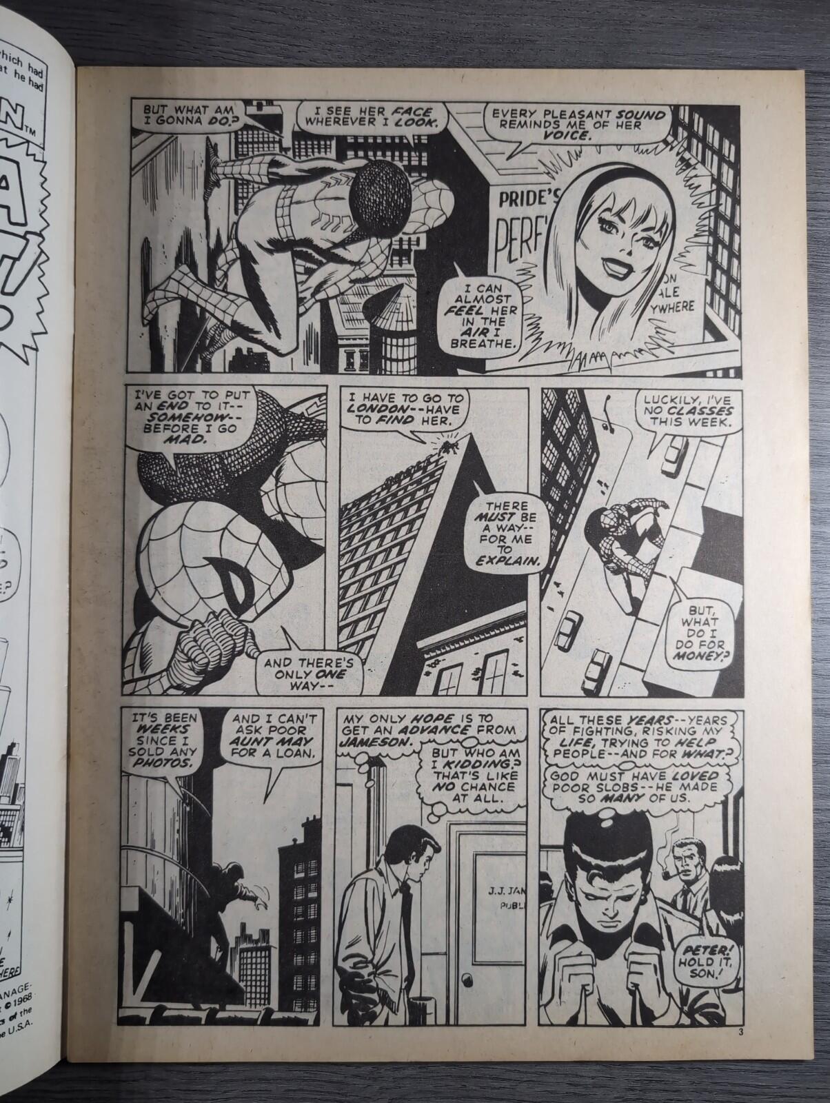 Spider-Man Comics Weekly No 127 Marvel Comics UK 19th July 1975 Vintage Comic