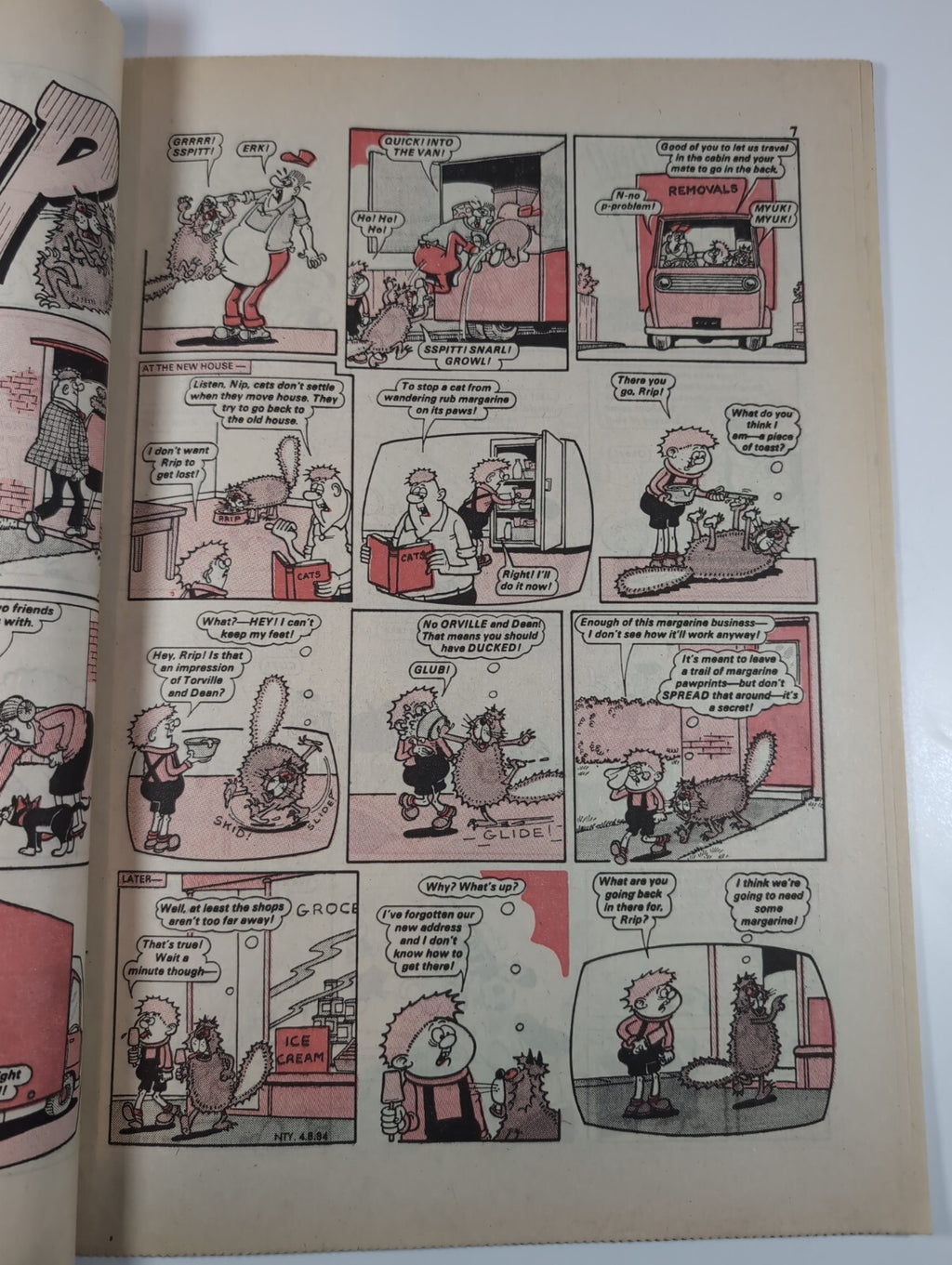 Nutty Comic Featuring Bananaman Issue No. 234 Aug 4th 1984 Vintage Retro Comic
