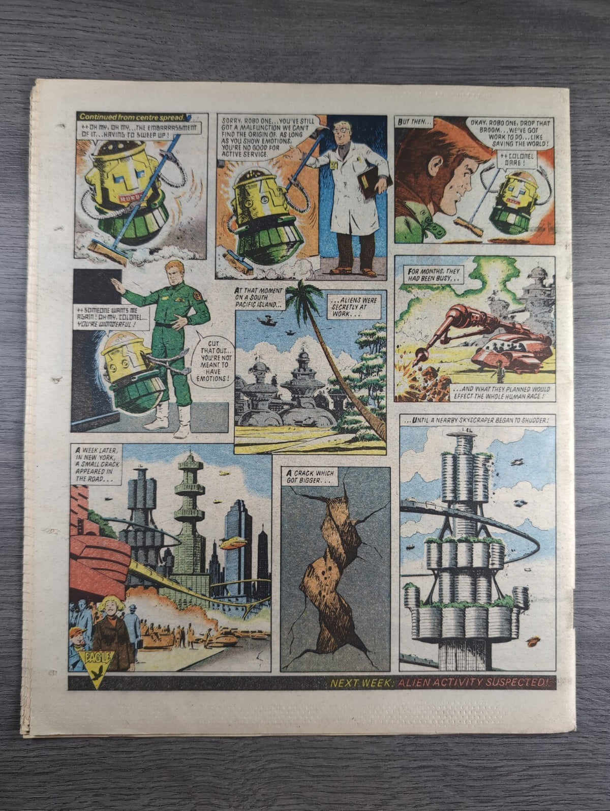 Eagle Comic Issue 23rd June 1984 Vintage Retro UK Comic